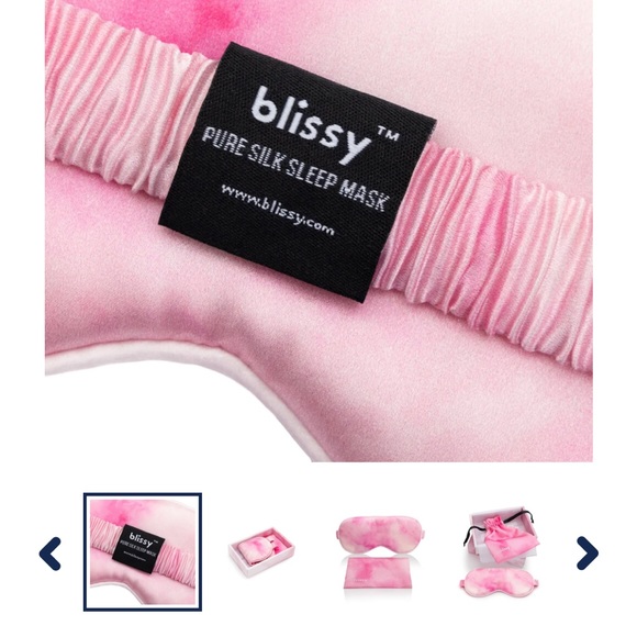 Blissy 22 Momme Silk Sleep Mask - Picture 3 of 6